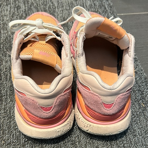 New Balance Women's Pink and Orange Sneakers - Picture 3 of 4